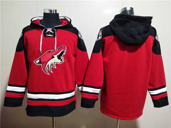 Arizona Coyotes Blank Red Ageless Must-Have Lace-Up Pullover Hoodie,We sell and wholesale Arizona Coyotes Blank Red Ageless Must-Have Lace-Up Pullover Hoodie on line form chian!